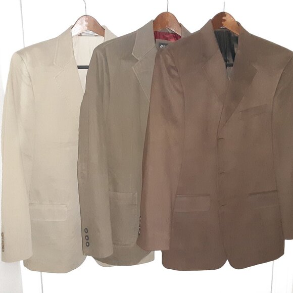 3-Button Blazer * 40R * Andrew Fezza * Fully Lined * Soft, Suede- like, Moleskin - Picture 13 of 13